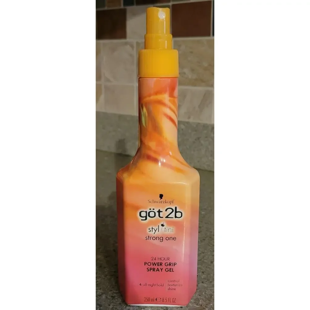 Got2b Styl Tini Strong One 24 Hour Power Grip Spray Gel 250 ml 8.5 oz NEW
